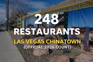 Las Vegas Chinatown Reaches Record 248 Sit-Down Restaurants; Now Among Densest Culinary Corridors in U.S