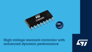 STMicroelectronics’ phase-shift control ICs squeeze more efficiency from resonant converters