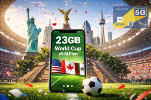 Introducing the 2026 North America eSIM Plan: 23GB to Celebrate the 23rd World Cup