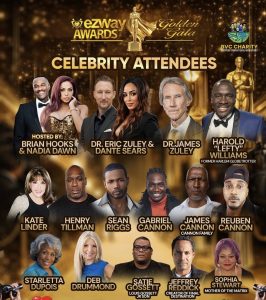 Brian Hooks & Nadia Dawn to Host The 2026 eZWay Awards Golden Gala Oscar Viewing in Orange County largest celebration