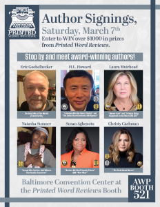 Printed Word Reviews to Host Award-Winning Authors at AWP Baltimore