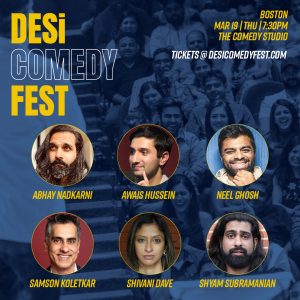 America’s Biggest South Asian Comedy Festival Expands to the East Coast, Debuts at The Comedy Studio in Boston