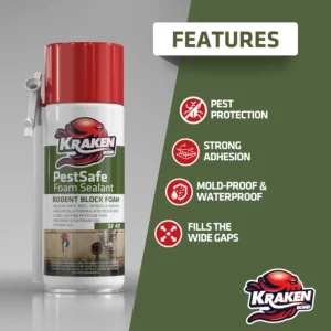 Kraken Bond Advances DIY Rodent Exclusion with PestSafe Foam Sealant Technology