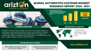 Global Automotive Fastener Market to Exceed USD 31.08 Bn by 2031, Led by Toyota, Volkswagen, GM, and Hyundai | Arizton