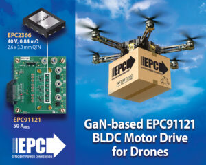EPC Introduces at APEC 2026 the EPC91121 BLDC Motor Drive Evaluation Board Using EPC’s Seventh-generation GaN Technology
