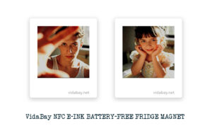 VidaBay Presents Home-Focused NFC E-Ink Fridge Magnet: Battery-Free Design with Optimized Portrait Quality