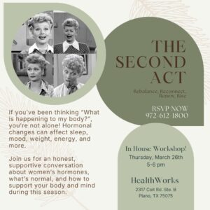 HealthWorks Family Chiropractic Hosts Free Women’s Hormone Workshop in Plano on March 26th